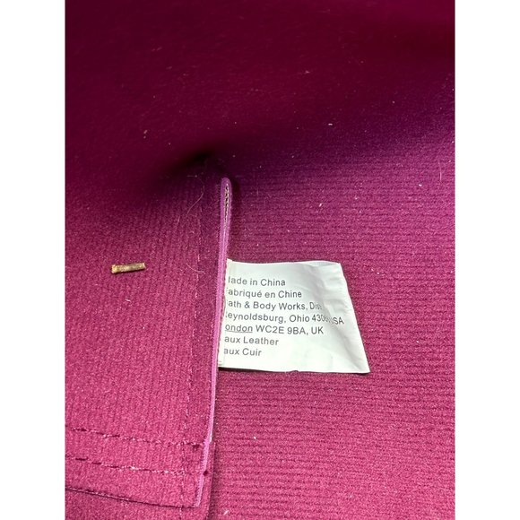 Bath & Body Works VIP Pink Rose Gold Metallic Shimmer Zippered Tote Faux Leather - Picture 3 of 13